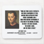 Machiavelli drie klassen Intellects Quote Muismat (Voorkant)