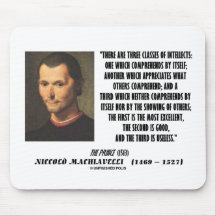 Machiavelli drie klassen Intellects Quote