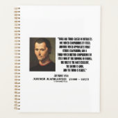 Machiavelli drie klassen Intellects Quote Planner (Voorkant)
