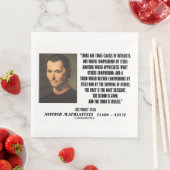 Machiavelli drie klassen Intellects Quote Servet (Insitu)