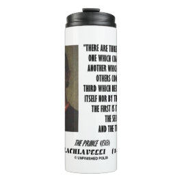 Machiavelli drie klassen Intellects Quote Thermosbeker