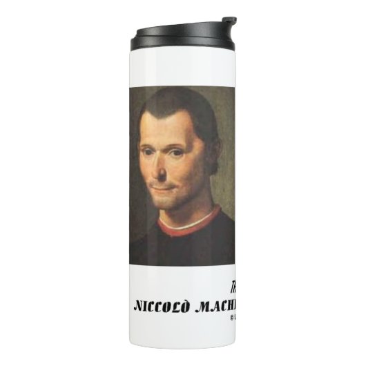 Machiavelli drie klassen Intellects Quote Thermosbeker (Gedraaid links)