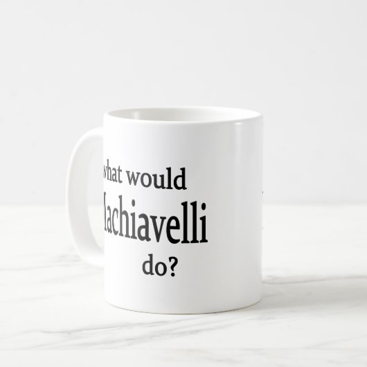 Machiavelli Koffiemok (Voorkant links)