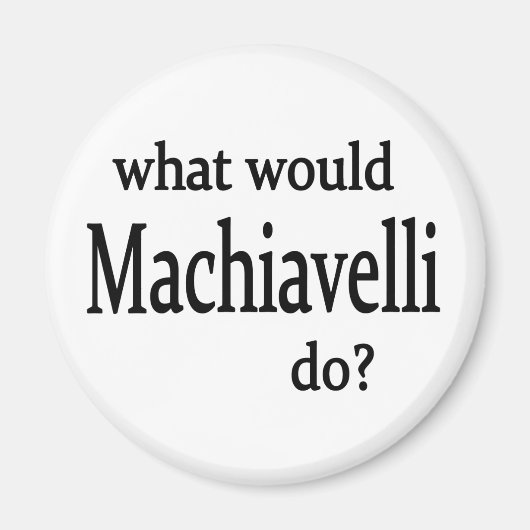 Machiavelli Magneet (Voorkant)