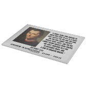 Machiavelli Prince Imitate Fox en Lion Quote Snijplank (Hoek)