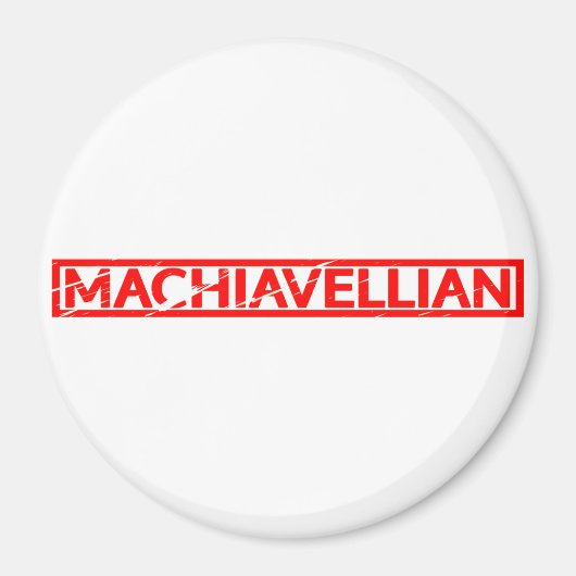 Machiavelliaanse Stempel Magneet (Voorkant)