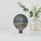 Machine Aerostatique Hot Air Ballon Briefkaart (Staand voorkant)