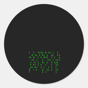 Machine AI Learning Gegenereerde Techie Ontwikkela Ronde Sticker