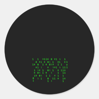 Machine AI Learning Gegenereerde Techie Ontwikkela Ronde Sticker