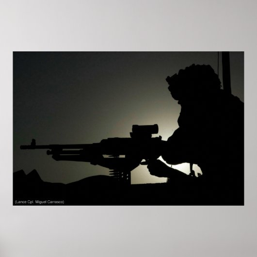 MACHINE GUN POSTER (Voorkant)
