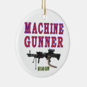 MACHINE GUNNER M-240 KERAMISCH ORNAMENT (Rechts)