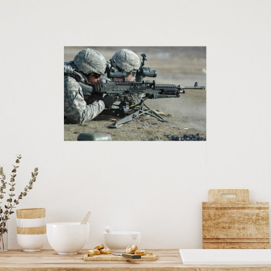 Machine Gunner Qualifications Poster (Keuken)