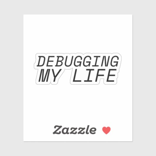 Machine Identiteit Terminal Minimalist Sticker (Vel)