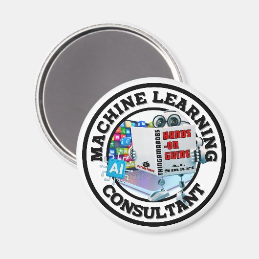 Machine Learning (AI) - Consultant Magneet (Voorkant / Achterkant)