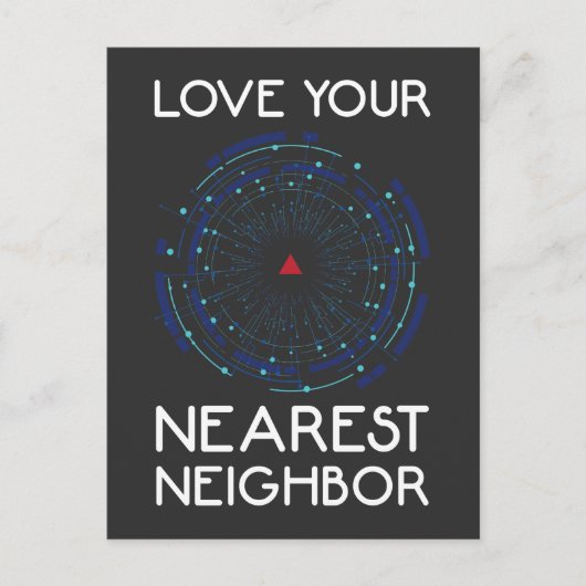 Machine Learning Nearest Buuralgoritme AI Briefkaart (Voorkant)