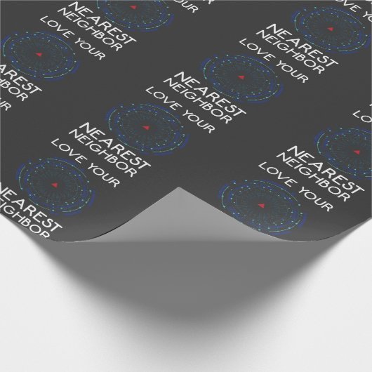 Machine Learning Nearest Buuralgoritme AI Cadeaupapier (Hoek)