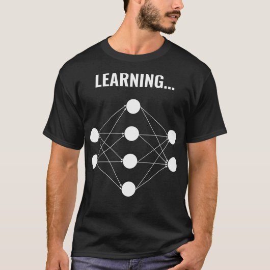Machine Learning Shirt Deep Learning Neural Networ (Voorkant)