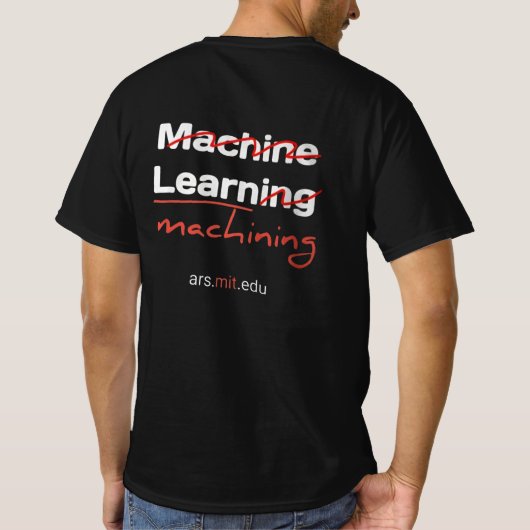 Machine Learning Superhero Cartoon Essential T-shirt (Achterkant)