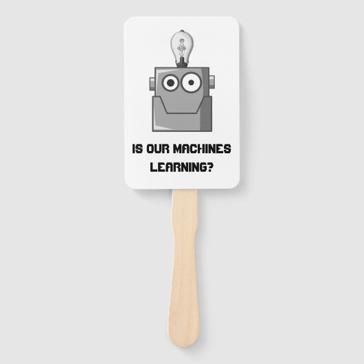 Machine Learning Technology Humor Handwaaier (Voorkant)