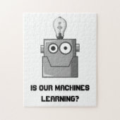 Machine Learning Technology Humor Legpuzzel (Verticaal)