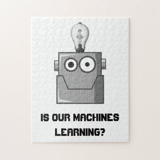 Machine Learning Technology Humor Legpuzzel (Verticaal)