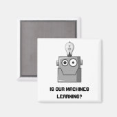 Machine Learning Technology Humor Magneet (Voorkant / Achterkant)