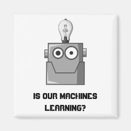 Machine Learning Technology Humor Magneet