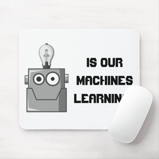 Machine Learning Technology Humor Muismat (Met muis)