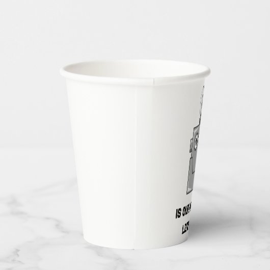 Machine Learning Technology Humor Papieren Bekers (Rechts)