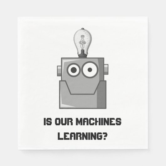 Machine Learning Technology Humor Servet (Voorkant)