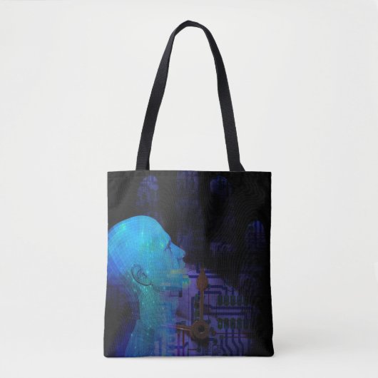 Machine Mind Concept Tote Bag (Voorkant)