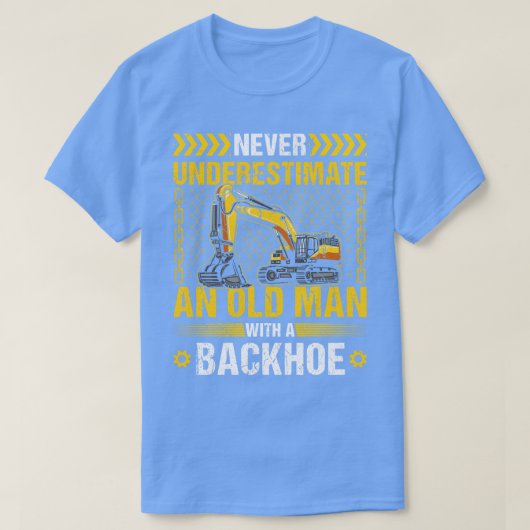 Machine Operator Grappige graafmachine T-shirt (Design voorkant)