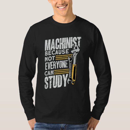Machine Operator Machinist T-shirt (Voorkant)
