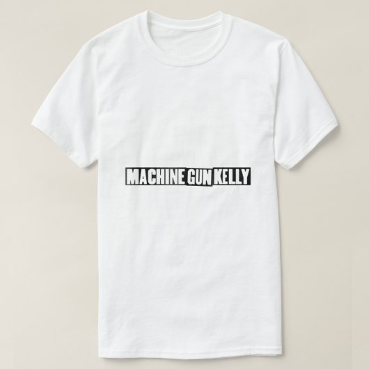 Machine Pistool Kelly MGK Black Logo T-shirt (Design voorkant)