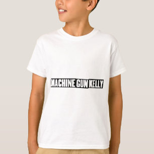 Machine Pistool Kelly - MGK Zwart Logo T-shirt