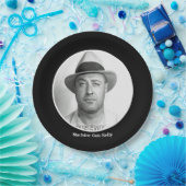 Machine Pistool Kelly Papieren Bordje (Feest)