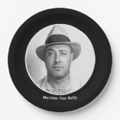 Machine Pistool Kelly Papieren Bordje (Voorkant)