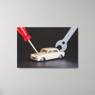 MACHINE REPAIR op canvasafdruk Canvas Afdruk