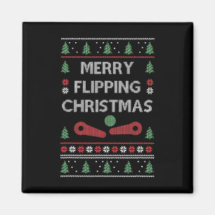 Machine Retro Arcade Game Gamer Pinball Kerstmis Magneet