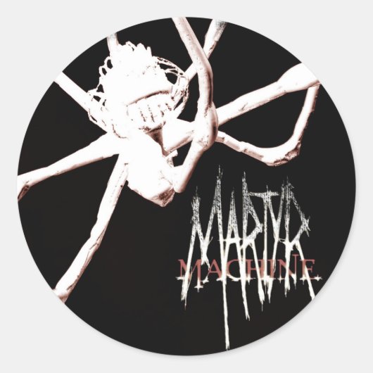 Machine Ronde Sticker (Voorkant)