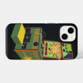 Machine Serie: Gopher Bash Phonehoesje iPhone Hoesje (Achterkant horizontaal)