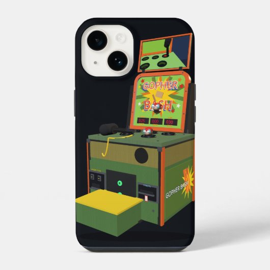 Machine Serie: Gopher Bash Phonehoesje iPhone Hoesje (Achterkant)