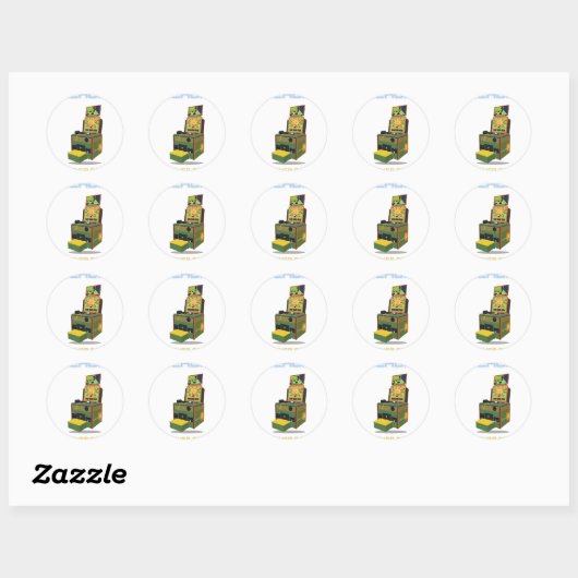 Machine Serie: Gopher Bash Sticker (Vel)
