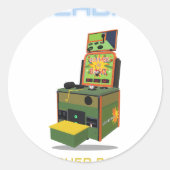 Machine Serie: Gopher Bash Sticker (Voorkant)