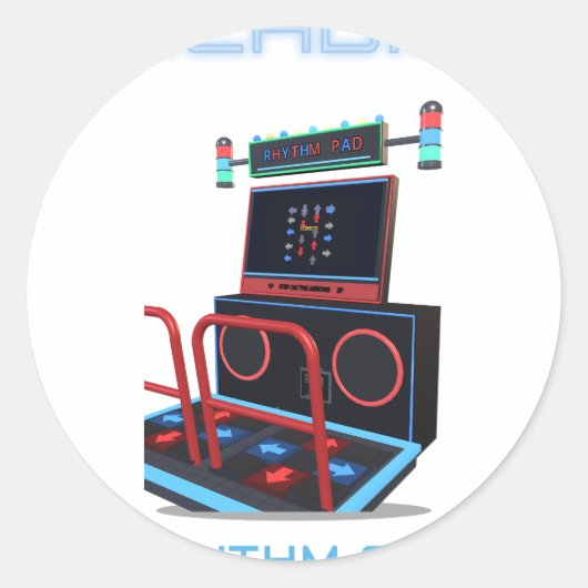 Machine Serie: Rhythm Pad Sticker (Voorkant)