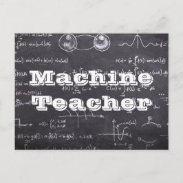 Machine Teacher Briefkaart