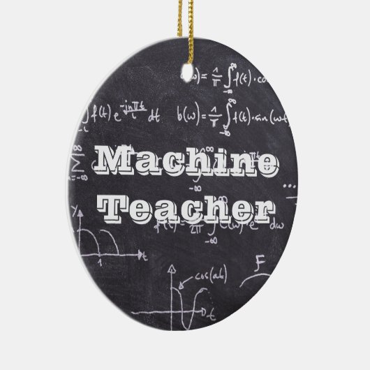 Machine Teacher Keramisch Ornament (Rechts)
