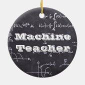 Machine Teacher Keramisch Ornament (Achterkant)