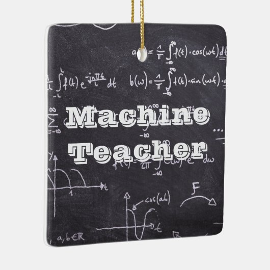 Machine Teacher Keramisch Ornament (Rechts)