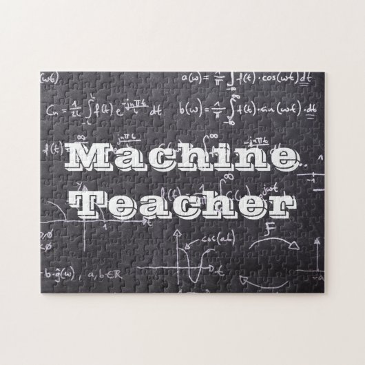 Machine Teacher Legpuzzel (Horizontaal)
